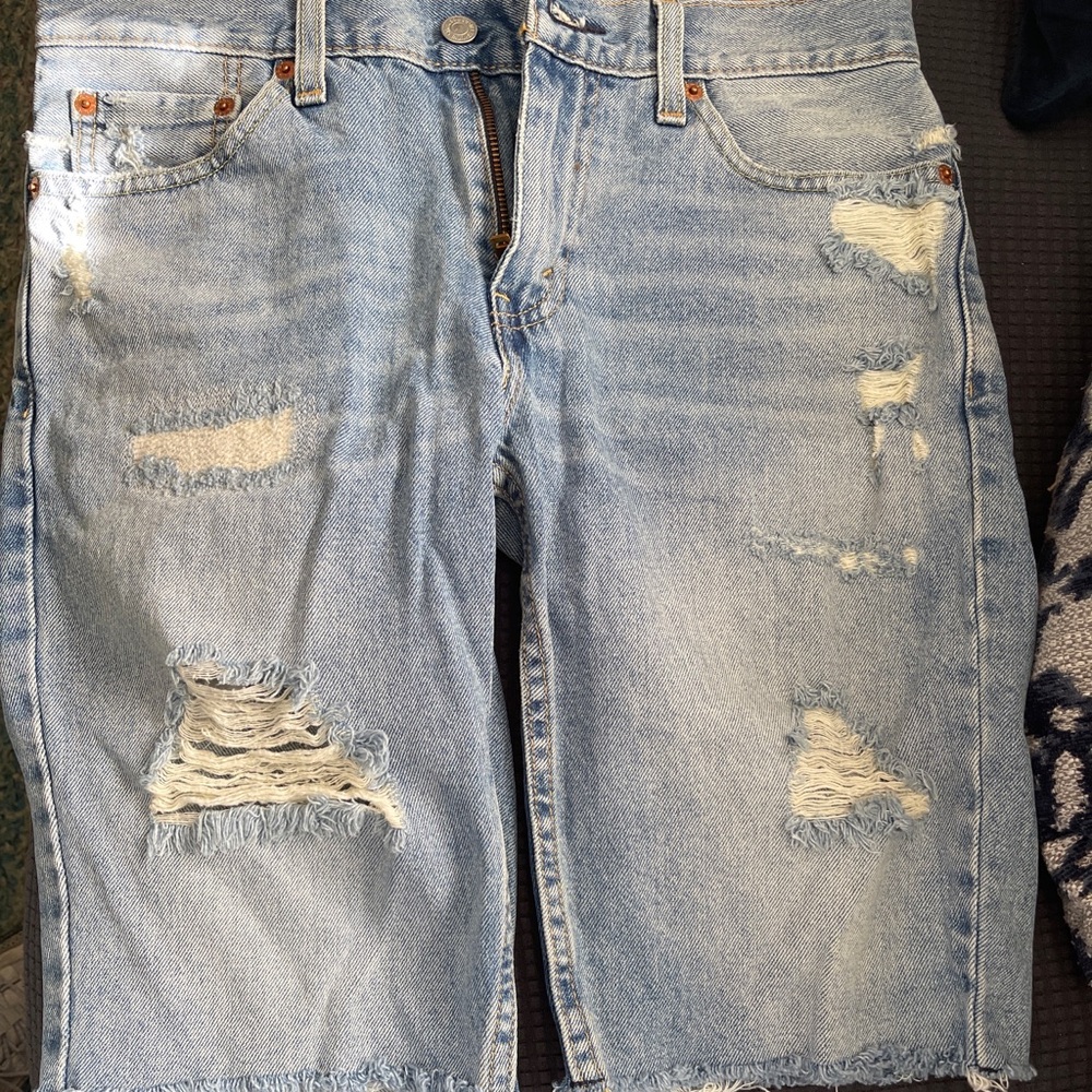 Distressed Levis Shorts